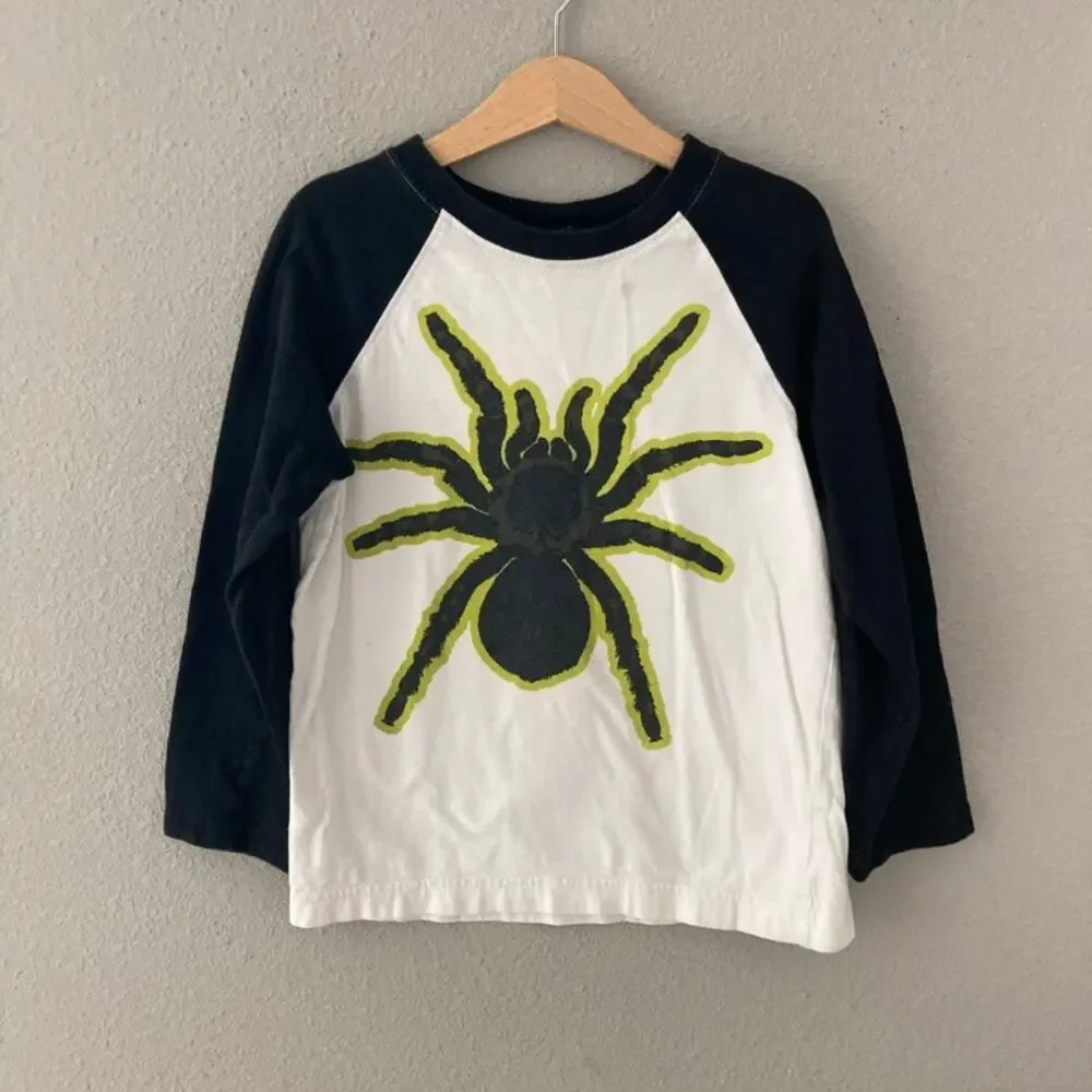 Gap Kids & Gymboree Halloween Tee Bundle - Skeleton Spider 5/6 Small